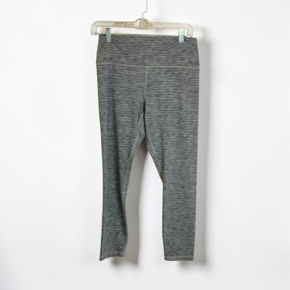 Athleta Women's Gray‎ Transcend Textured 7/8 Tight Leggings Size Large